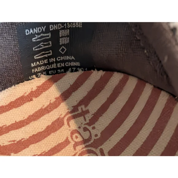 Taos Women Dandy Slip On Sneaker In Gray & White Starlite Pattern Size 7.5M - Picture 6 of 6